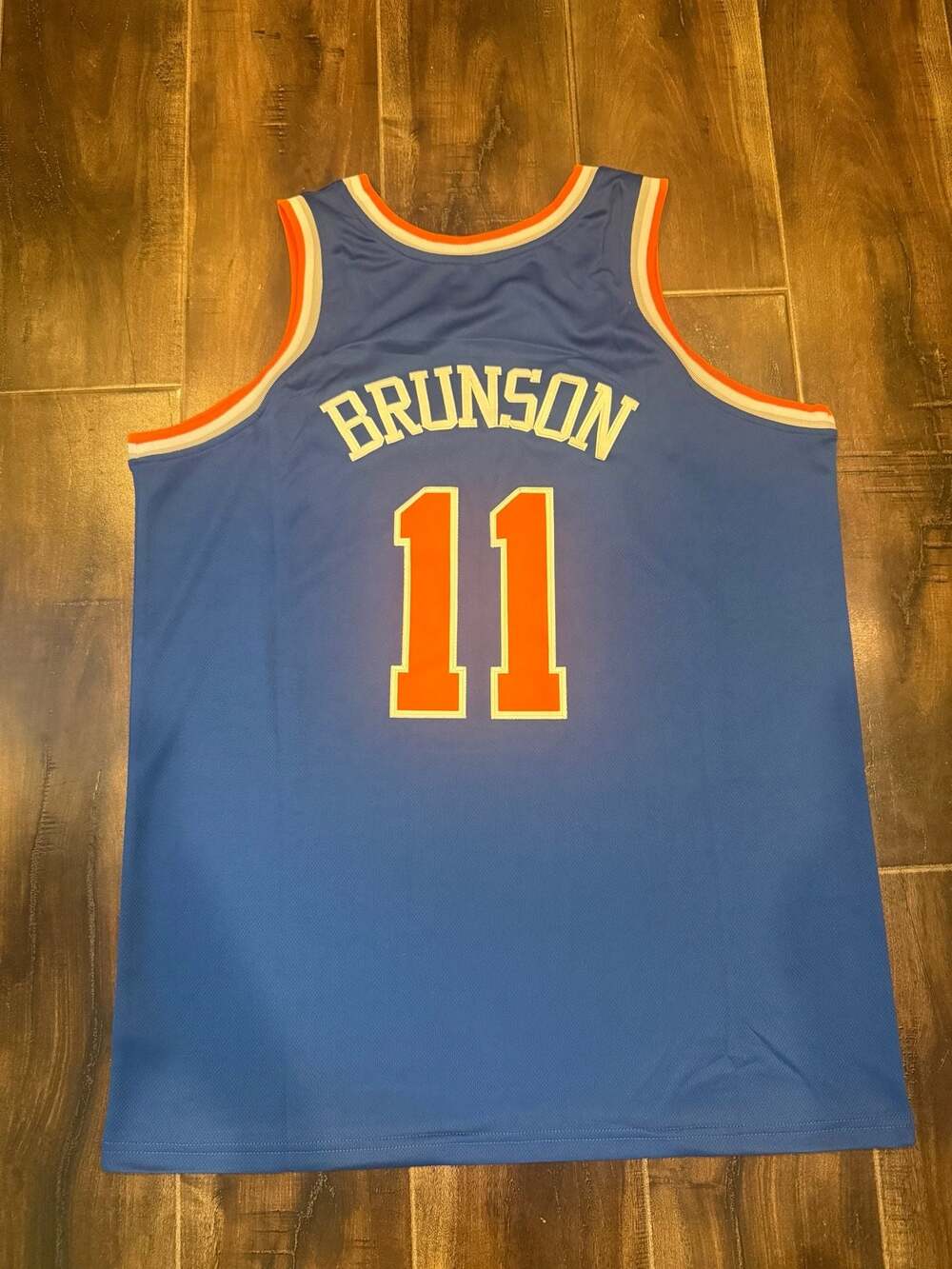 Jalen Brunson New York Knicks Blue Basketball Jersey